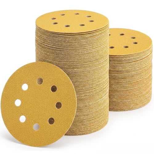 100 PCS 5 Inch Sanding Discs 150 Grit 8 (150 Grit-100pcs)
