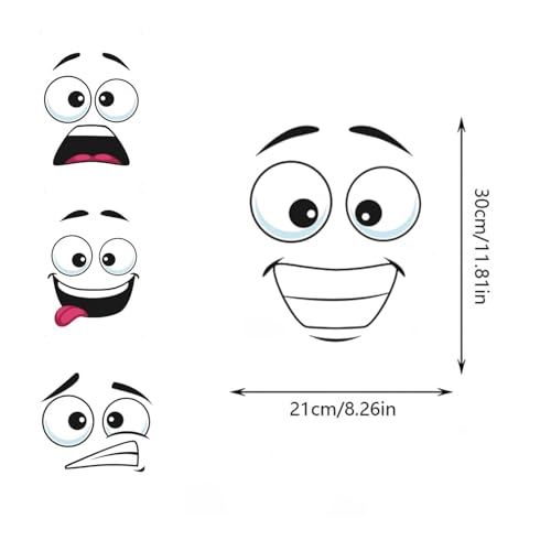 10 Pack Cute Toilet Lid Decal Sticker