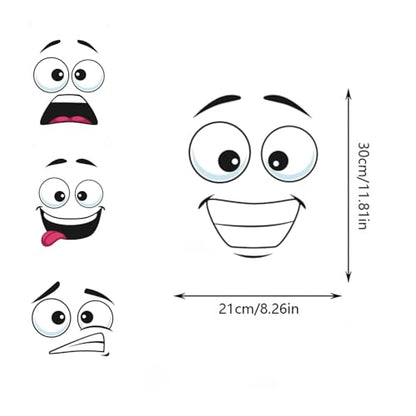 10 Pack Cute Toilet Lid Decal Sticker