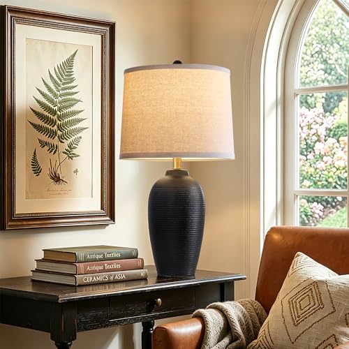 25" Vintage Ceramic Table Lamp