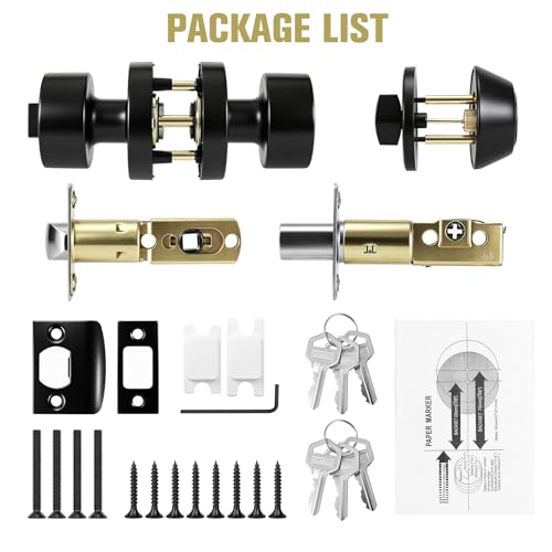 Front Door Knob and Deadbolt Set