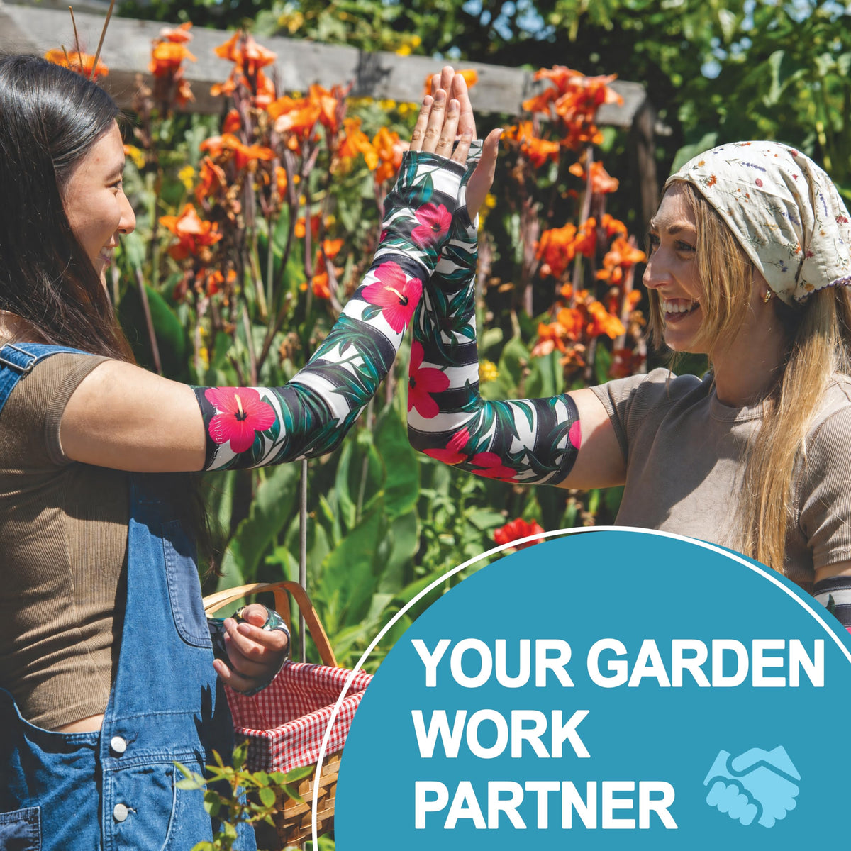 Gardening Sleeves (XX-Large / Striped Tropical)