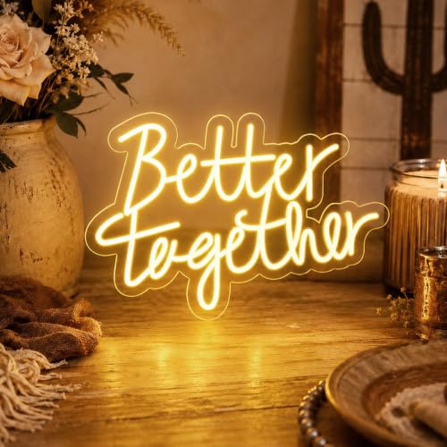 LED Neon Sign for Wall Decor Dimmable Desktop Neon Night Light Light Up Sign