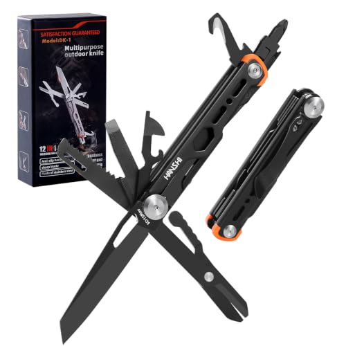 Pocket Knife Multitool with Scissors for Gift for Men Dad Boyfriend