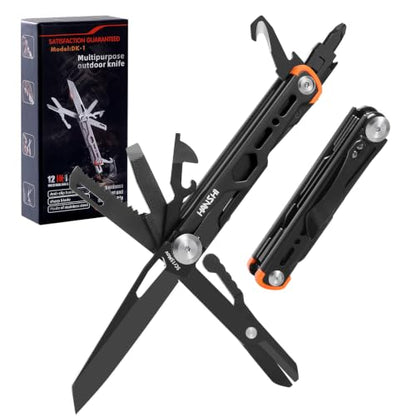 Pocket Knife Multitool with Scissors for Gift for Men Dad Boyfriend