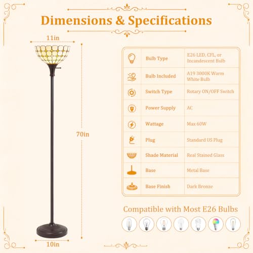 Tiffany Style Floor Lamp