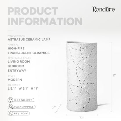 Modern Ceramic Decorative Table Lamp Living Room Bedroom Bedside
