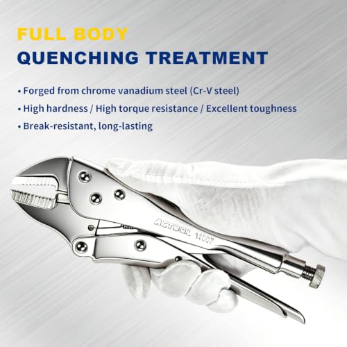 Curved Jaw Locking Pliers