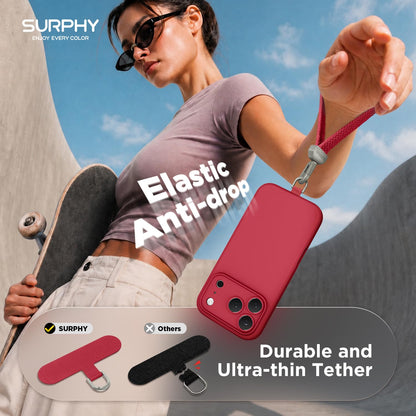 Elastic Phone Wrist Strap (Red)