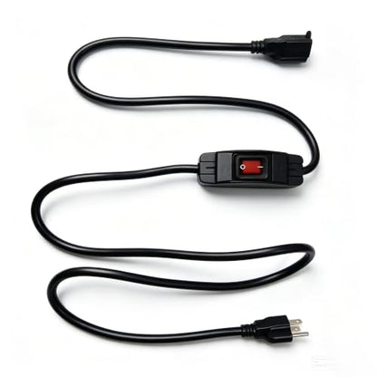 Waterproof 15A Inline Switch Power Cord