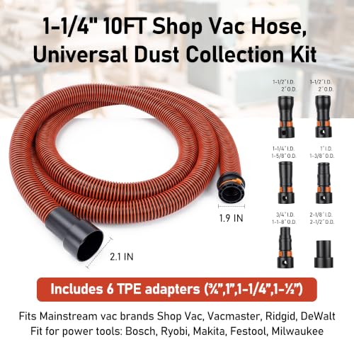 Shop Vac Dust Collection Hose Kit