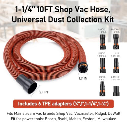 Shop Vac Dust Collection Hose Kit
