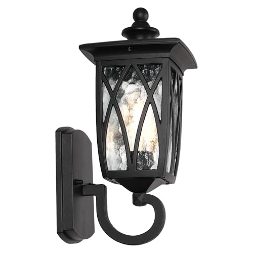 16" Outdoor Wall Light Fixture (02-BK)