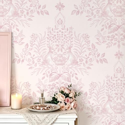 Damask Peel and Stick Wallpaper Geometric Contact Paper for Bedroom