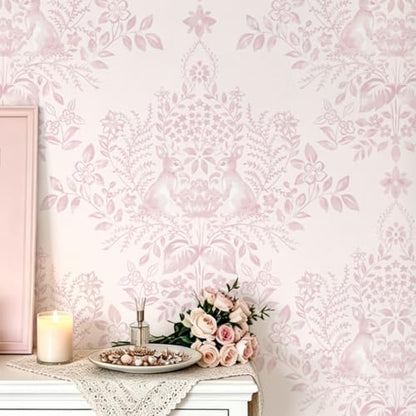 Damask Peel and Stick Wallpaper Geometric Contact Paper for Bedroom