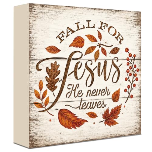 Fall Decorations for Home Wood Sign Fall Decor Shelf Decor