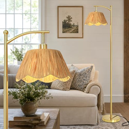 62.5 Inch Floor Lamp for Living Room with Foot Switch