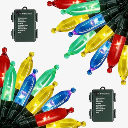 Multicolor Battery String Lights (Multicolor / 2 Pack)