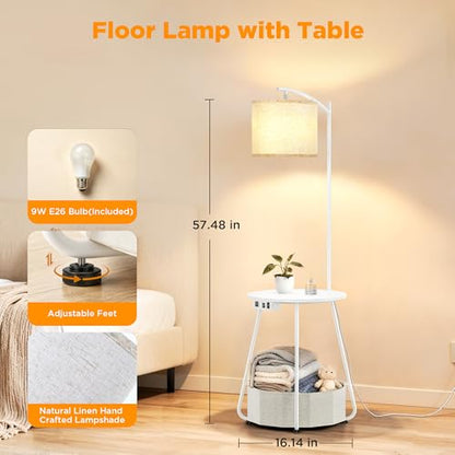 Floor Lamp with Table