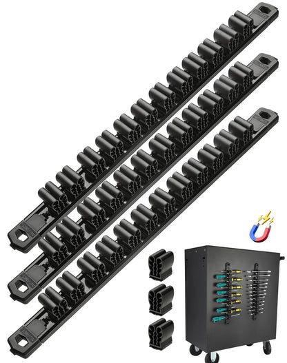 Magnetic Screwdriver Organizer 36 (Black)
