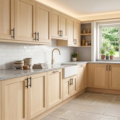 2 Pack Unfinished Pine Shaker Cabinet Doors