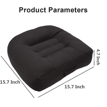 Srutirbo Car Booster Seat Cushion Heightening Height Boost Mat (Pure Black)