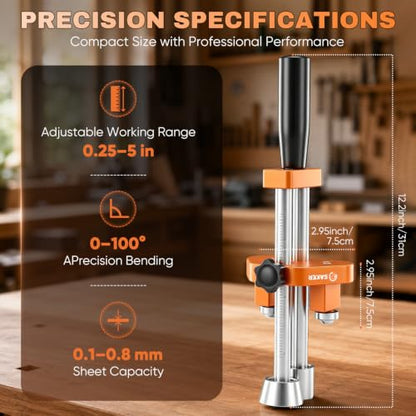 One Station Sheet Metal Bender (Small Orange)