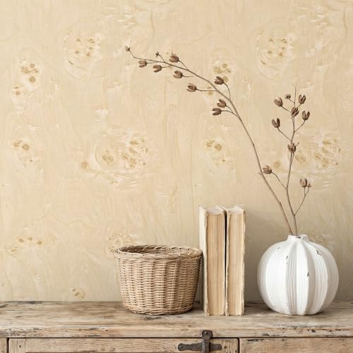Burl Wood Contact Paper Peel and Stick Wood Grain Contact Paper for Countertops Waterproof Self Adhesive Furniture Vinyl Wrap for Cabinets