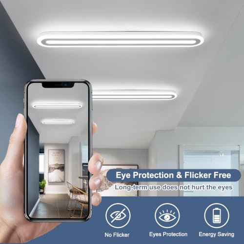 Modern LED Ceiling Light 39.4in