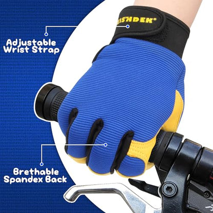 Kids Genuine Leather Work Gloves