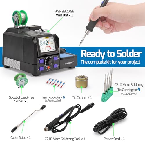 982D SE 200W 1S Heating Precision Soldering Iron Station