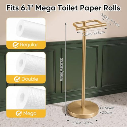 Freestanding Toilet Paper Holder Stand Free Standing