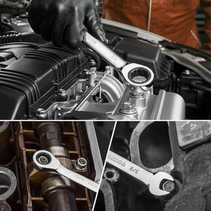 Ratcheting Wrench Set