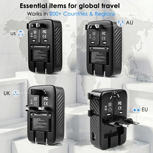 Universal Travel Adapter PD 25W Fast Charger