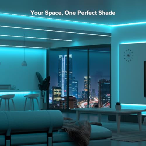 FCOB 5V USB Powered Ice Blue Color COB LED Strip Lights for TV (Ice Blue / 9.8FT)