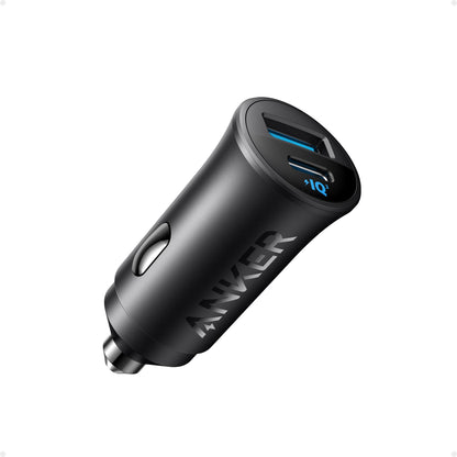 30W 2 Port PowerIQ 3.0 USB C iPhone Car Charger