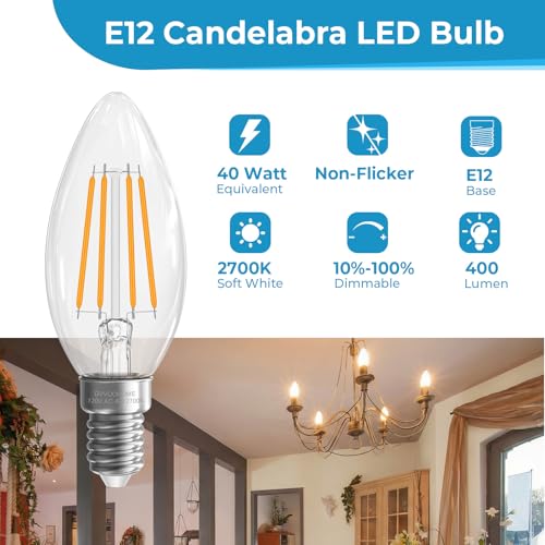 E12 Candelabra Light Bulbs