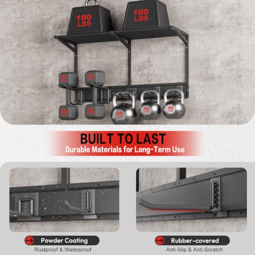 Garage Wall Organizer with Storage Shelves