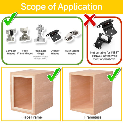 10 Pack Soft Close Motion Damper (35N)