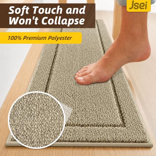 Stair Treads for Wooden Steps Indoor (30" X 8" / Beige)