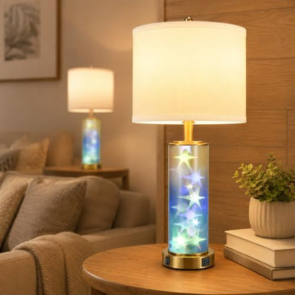 Modern Bedside Table Lamps with Color
