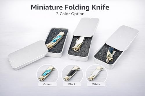 Mini Folding Pocket Knife with Shell Handle