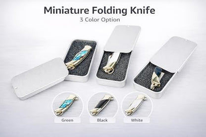 Mini Folding Pocket Knife with Shell Handle