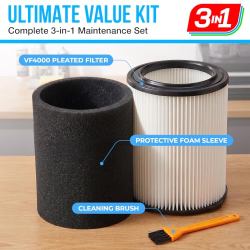 VF4000 Filter Replacement for RIDGID Shop Vac