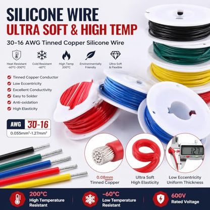 30 AWG Silicone Wire Kit