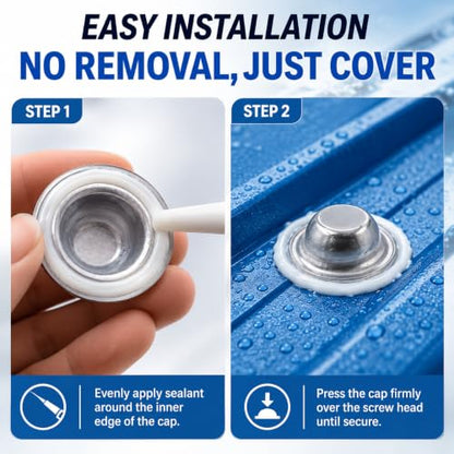 Metal Screw Roof Caps