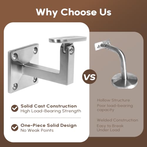 Stainless Steel Adjustable Handrail Brackets