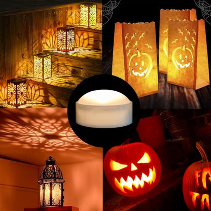 Halloween Pumpkin Lights with Timer Led Battery Operated Candles