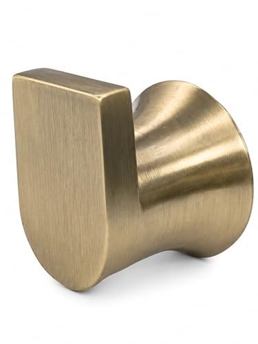 Towel Hooks Champagne Bronze Single Bathroom Hooks Wall Mounted for Robes and Towels Hand Towel Hook Holder Kitchen
