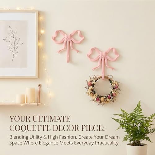 Bow Hanger Coquette Room Decor